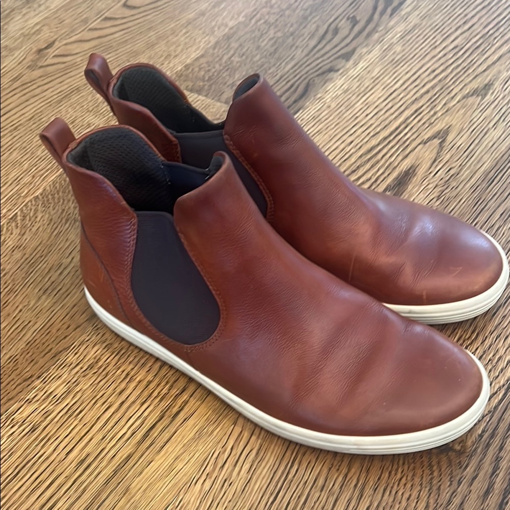 ECCO Soft 7 Chelsea Boot in brown - Picture 2 of 8